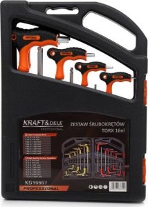 Kraft&Dele Zestaw śrubokrętów TORX 16el. KD10907 6