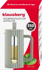 Klausberg ZAPARZACZ TŁOKOWY DO KAWY/HERBATY Z 350ml KLAUSBERG KB-7745 ZIELONY 9