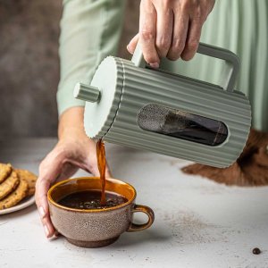 Klausberg ZAPARZACZ TŁOKOWY DO KAWY/HERBATY 600ml KLAUSBERG KB-7750 ZIELONY 8
