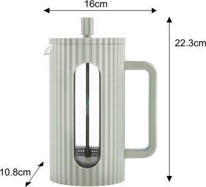 Klausberg ZAPARZACZ TŁOKOWY DO KAWY/HERBATY 1000ml KLAUSBERG KB-7755 ZIELONY 3