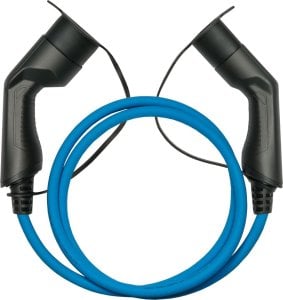 Kabel do ładowania samochodów Alcasa Kabelmeister EVC01-025B kabel do ładowania pojazdów elektrycznych Niebieski Typ 2 3 2,5 m 1