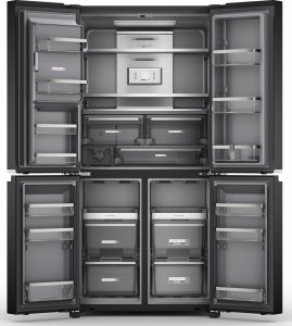 Lodówka Whirlpool Whirlpool Refrigerator | WQ9I FO2BX EF | Energy efficiency class E | Free standing | Side by side | Height 187.6 cm | No Frost system | Fridge net capacity 355 L | Freezer net capacity 237 L | Display | 41 dB | Black 2