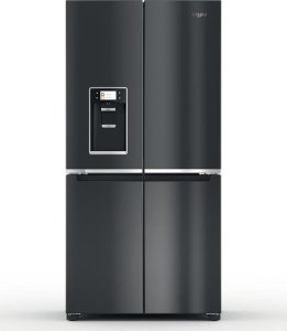 Lodówka Whirlpool Whirlpool Refrigerator | WQ9I FO2BX EF | Energy efficiency class E | Free standing | Side by side | Height 187.6 cm | No Frost system | Fridge net capacity 355 L | Freezer net capacity 237 L | Display | 41 dB | Black 21
