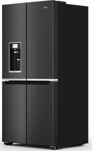 Lodówka Whirlpool Whirlpool Refrigerator | WQ9I FO2BX EF | Energy efficiency class E | Free standing | Side by side | Height 187.6 cm | No Frost system | Fridge net capacity 355 L | Freezer net capacity 237 L | Display | 41 dB | Black 4