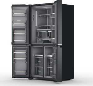 Lodówka Whirlpool Whirlpool Refrigerator | WQ9I FO2BX EF | Energy efficiency class E | Free standing | Side by side | Height 187.6 cm | No Frost system | Fridge net capacity 355 L | Freezer net capacity 237 L | Display | 41 dB | Black 8