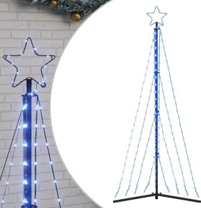 Lampki choinkowe vidaXL Lampki choinkowe, 339 niebieskich LED, 187 cm 2