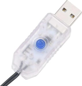 Lampki choinkowe vidaXL Lampki choinkowe, 339 niebieskich LED, 187 cm 9