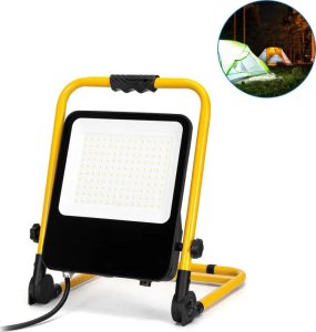 Aigostar  Przenośny halogen roboczy 100W 6500K z przewodem Przenośna lampa robocza 100W 6500K odlewana ciśnieniowo z przewodem 1