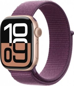 Smartwatch Apple Watch 10 GPS + Cellular 42mm Rose Gold Alu Sport Loop Fioletowy  (MWXC3ET/A) 1