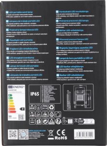 Aigostar  Przenośny halogen lampa robocza 50W 6500K  z przewodem Przenośna lampa robocza 50W 6500K odlewana ciśnieniowo z przewodem 8