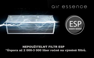 Oczyszczacz powietrza Air Essence Grafenowy Oczyszczacz Powietrza Air Essence Eco Plasma ESP PRO Graphene, 60m2, niezużywalny grafenowy filtr ESP, sterylizator UVC, szary 14