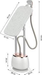 Parownica do ubrań Air Essence Stojąca parownica do ubrań Air Essence ClothCare Pro Steamer 12
