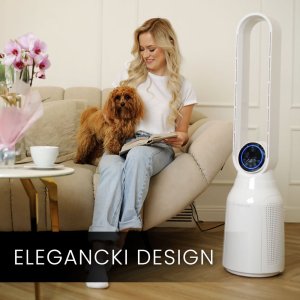 Wentylator Air Essence Plazmowy wentylator bezłopatkowy i oczyszczacz powietrza Air Essence LevanteLift z funkcją jonizacji 3