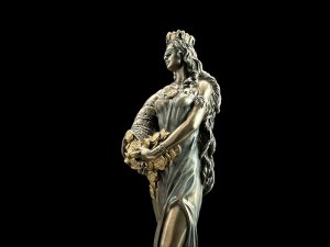 Veronese Figurka Rzeźba Statuetka GRECKA BOGINI SZCZĘŚCIA FORTUNA WU78127A4 6