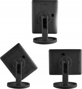 ExtraLink EXTRALINK LUSTERKO DO MAKIJAŻU CZARNE PODŚWIETLANE Z PODSTAWKĄ 3