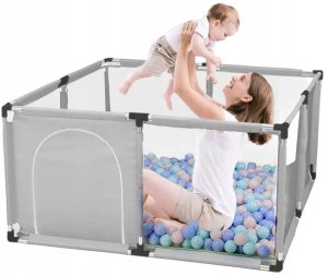 ExtraLink Extralink Kids Kojec dziecięcy plac zabaw suchy basen dla dzieci składany 126x126cm piłki k-458 5