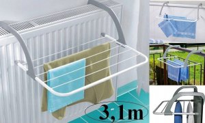 Suszarka na pranie Maxxx Suszarka na pranie bieliznę zawieszana na grzejnik balkon 5