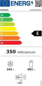 Lodówka Samsung Ch�odziarka SBS Samsung RH 69DG895EB1 netnet 15