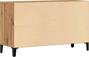 vidaXL Komoda, dąb artisan, 100x36x60 cm, materiał drewnopochodny 8