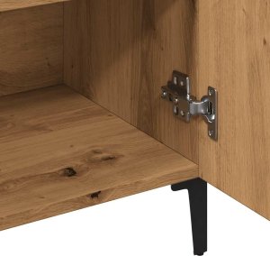 vidaXL Komoda, dąb artisan, 100x36x60 cm, materiał drewnopochodny 9