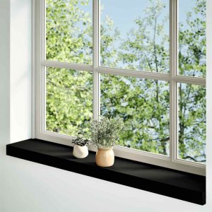 vidaXL Parapety 2 szt., ciemnobrązowy, 70x15x2 cm, lite drewno dębowe 2