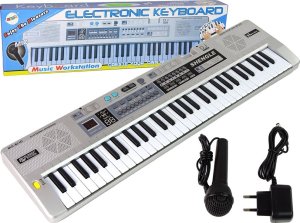 LeanToys Keyboard MQ-6110 Mikrofon Organki 61 Klawiszy LEAN Toys 1