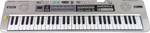 LeanToys Keyboard MQ-6110 Mikrofon Organki 61 Klawiszy LEAN Toys 2