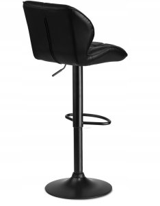 Sofotel Hoker barowy z oparciem Castel czarny 2 szt. 2