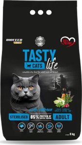 Biofeed BIOFEED TASTY CATS LIFE STERILISED WITH SALMON 8KG 1