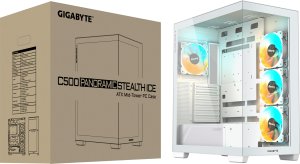 Obudowa Gigabyte C500 Panoramic Stealth Ice biała (GB-C500PI ST) 3