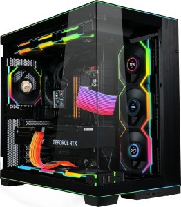 Wentylator Lian Li UNI FAN SL Wireless LCD 120 Reverse Blade czarny (12RSLLCD1W1B) 6