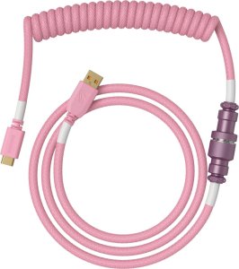 Glorious Glorious GMMK Coiled Cable Pixel Pink, Spiralkabel, USB-C/USB-A - pink 2