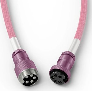 Glorious Glorious GMMK Coiled Cable Pixel Pink, Spiralkabel, USB-C/USB-A - pink 4
