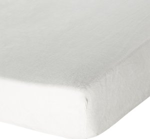 Eurofirany Prześcieradło flano z gumką 100X200 + 30cm kremowe 1