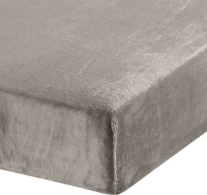 Eurofirany Prześcieradło flano z gumką 100X200 + 30cm beżowe 1