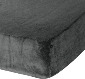 Eurofirany Prześcieradło flano z gumką 100X200 + 30cm stalowe 1