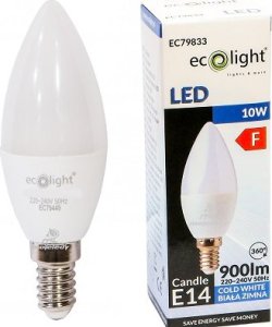 Ecolight Żarówka LED 10W E14 6000K EC79833 900Lm 1