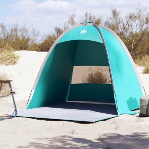 vidaXL Namiot plażowy, 3-os., morska zieleń, wodoszczelny 1