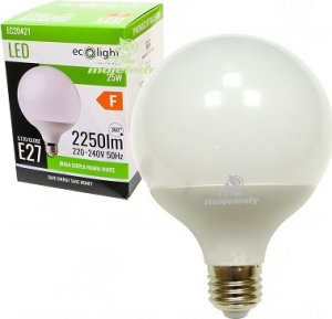 Ecolight Żarówka LED 25W E27 3000K kula EC20421 1