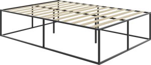 Tectake Łóżko z metalową ramą i listwami Kyoto, 250 kg - 200 x 140 x 46,5 cm 1