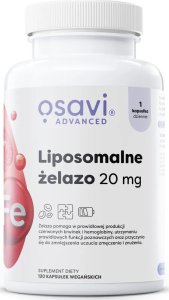 Osavi Osavi - Liposomalne Żelazo, 20mg, 120 vkaps 1