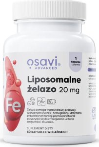 Osavi Osavi - Liposomalne Żelazo, 20mg, 60 vkaps 1