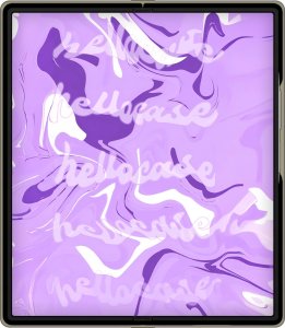 Hello Case ETUI Z KLAPKĄ DO SAMSUNG GALAXY Z FOLD6 CZARNE ZAMYKANE MAGNETYCZNE 4