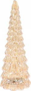 Dekoracja świąteczna Home Styling Collection Szklana choinka z dekoracją LED, 24 cm 1