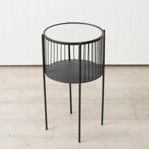 Boltze Metalowy stolik pomocniczy LOBO, Ø 33 x 55,5 cm 2