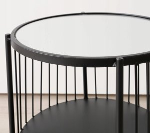 Boltze Metalowy stolik pomocniczy LOBO, Ø 33 x 55,5 cm 4