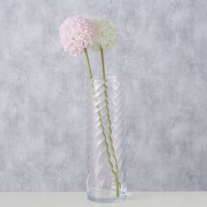 Boltze Szklany cylindryczny wazon BILA, 45 cm 3