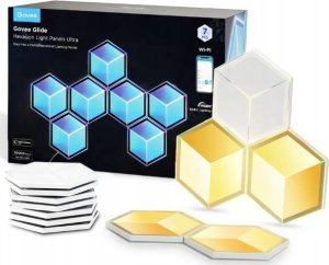 Govee H606A Glide Hexagon Light Panels Ultra 7-pack | Oświetlenie LED | RGBIC, 2.4GHz Wi-Fi, Bluetooth 5