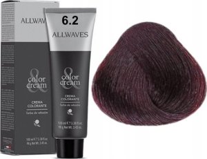 Allwaves ALLWAVES Farba do włosów 6.2 - Ciemny Blond Fioletowy - 100ml 1