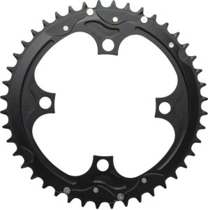 Truvativ Tarcza mechanizmu korbowego Truvativ 44T, BCD 104, 3mm taper, aluminium, czarna, czerwona grafika 3